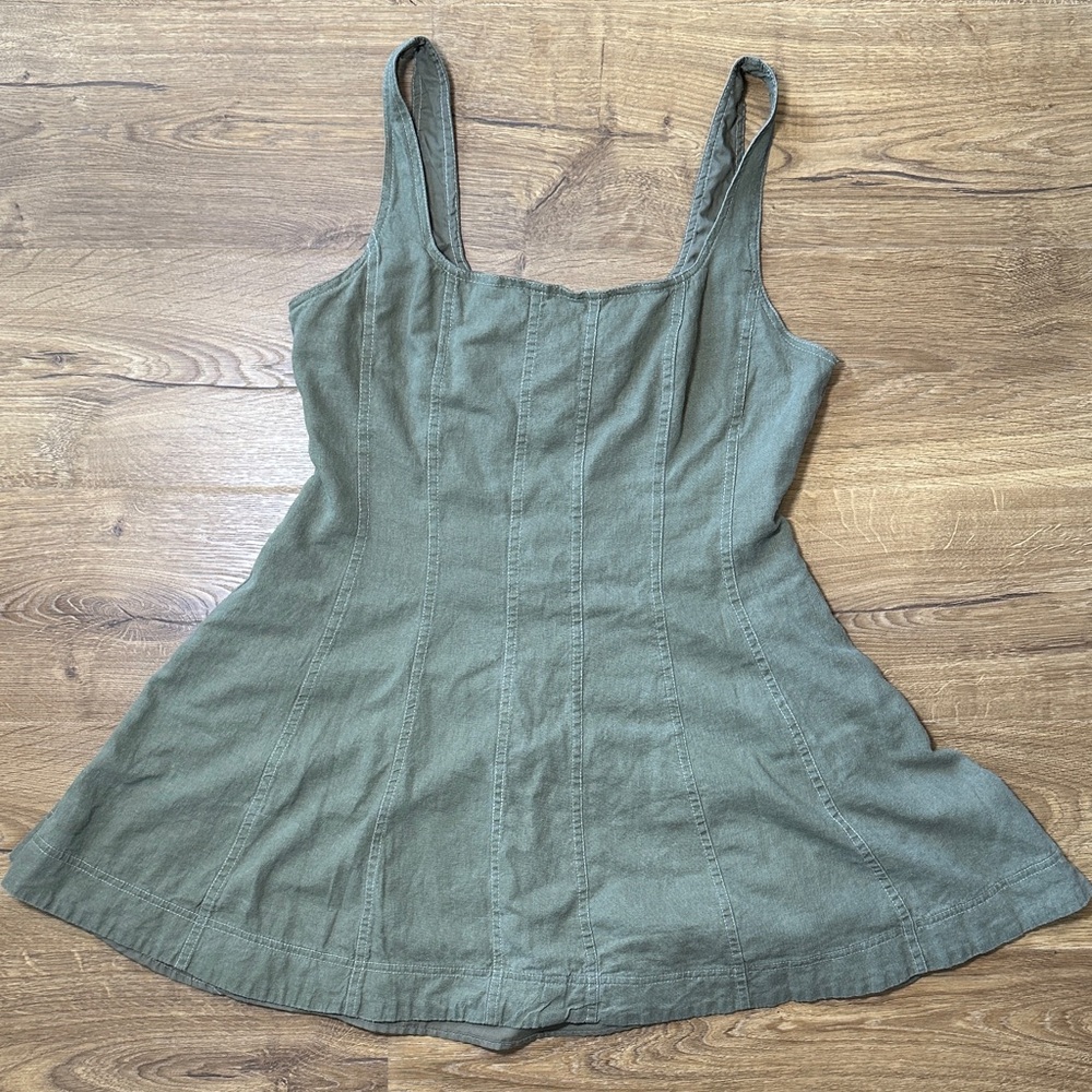 Christian Lacroix Green Sleeveless Dress Large
